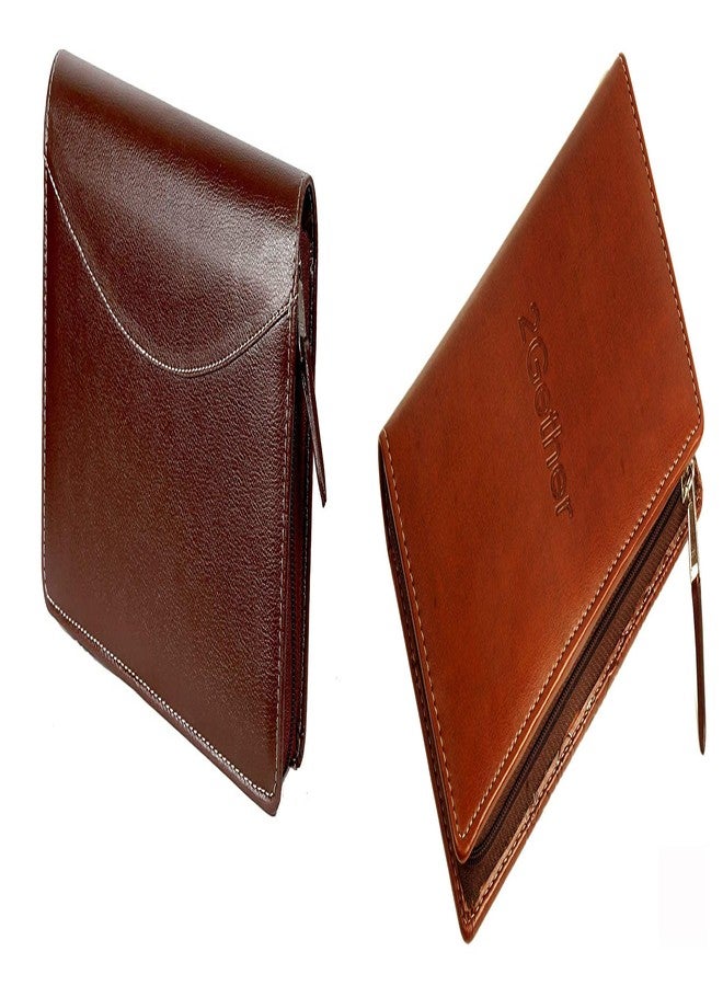 Sukeshcraft Polyurethane Unisex Business Card Holders(brown) - Image 1